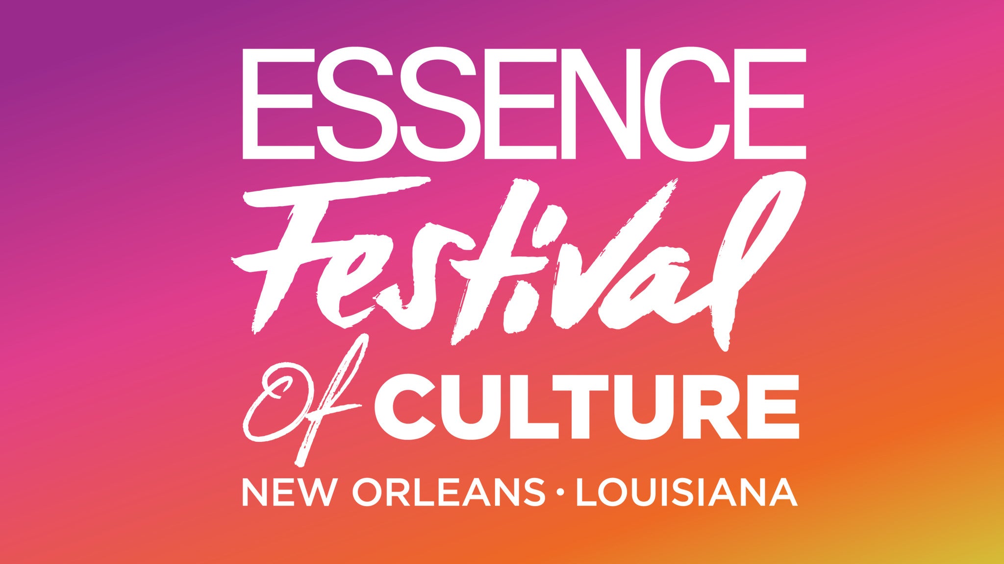 2023 Essence Festival 2023 Calendar